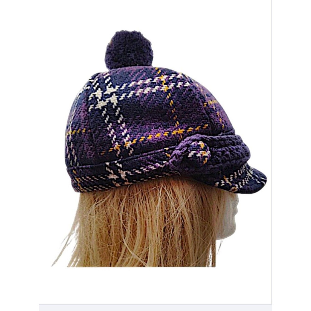 Hat Attack Sailor / Breton Cap with Pom Pom  -  Never Worn